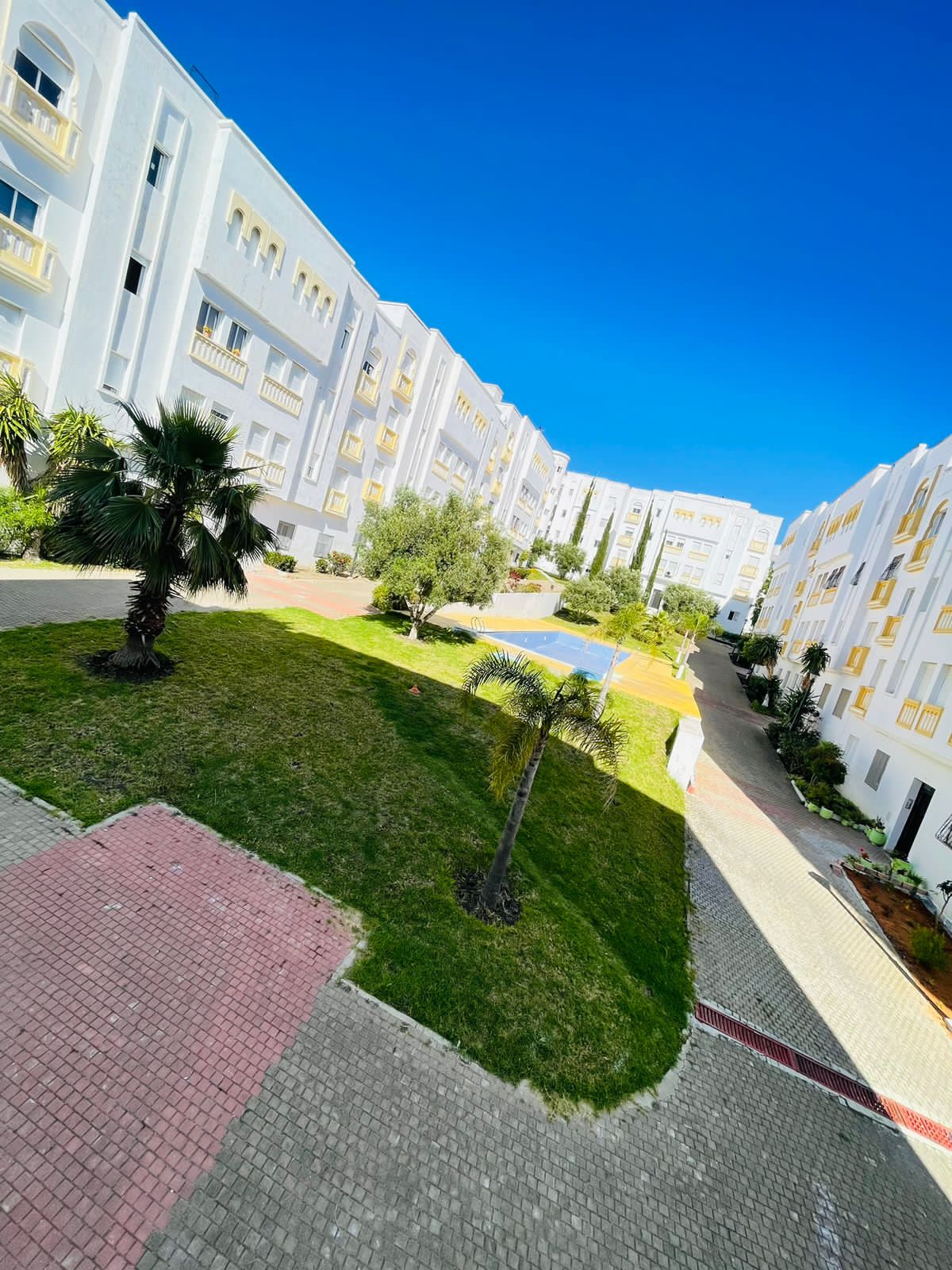 Gardens and outdoor lounge in Dar Salma Tangier