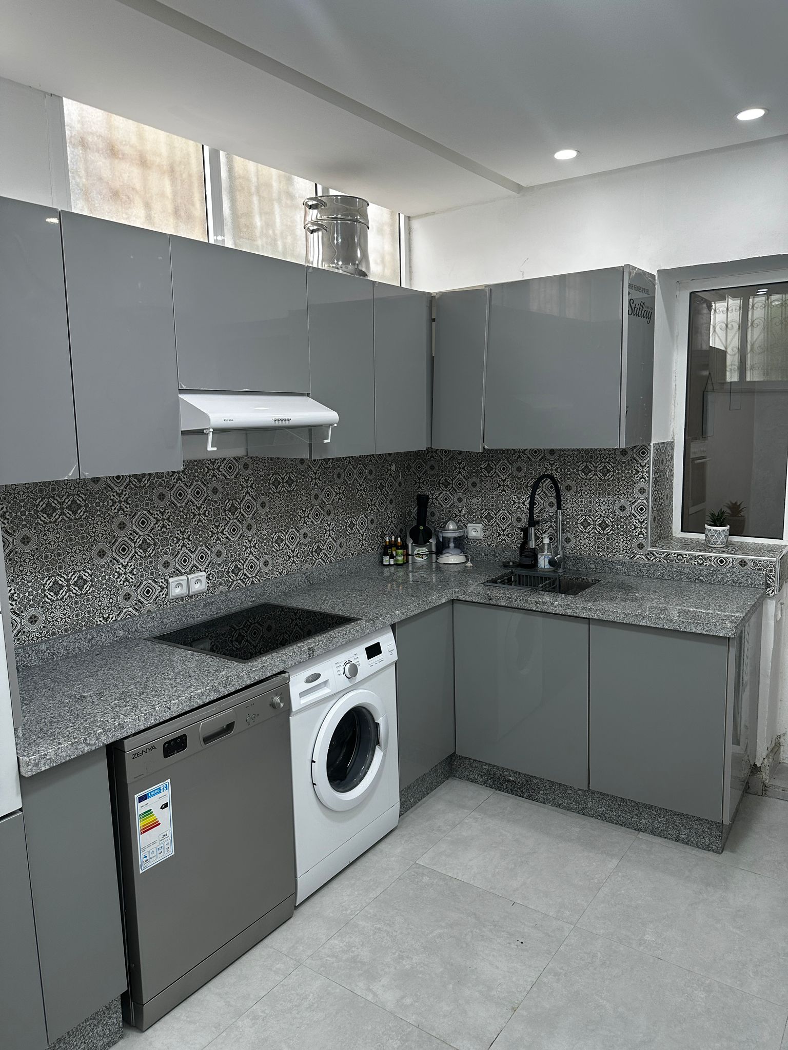 Fully equipped kitchen of Dar Salma Tangier apartment